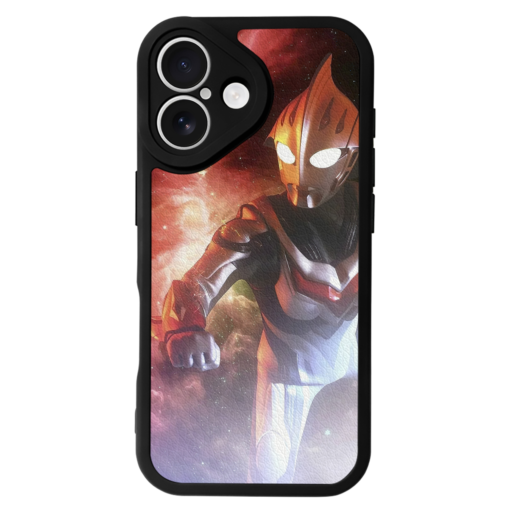 （画像用） ウルトラマン Ultraman 【iPhone 16シリーズ対応】シリコンスマホケース（レザー調） 材質：シリコン